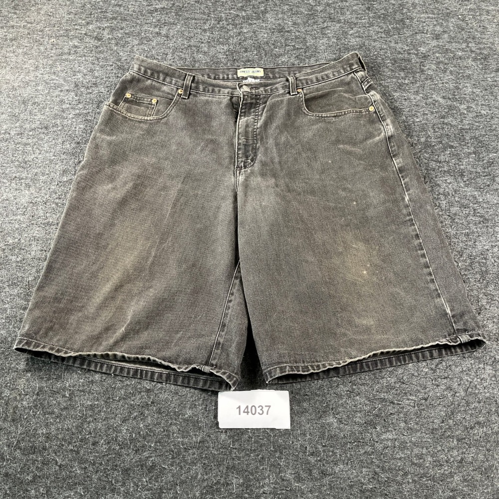 Guess Denim Shorts Mens 38 Black Good Vintage 90s Relaxed Fit Cotton 39900